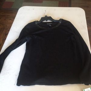 Black long sleeve sweater